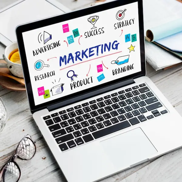marketing display on computer screen while searching for appointment setting